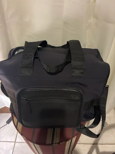 bolsa de viagem esportiva preta