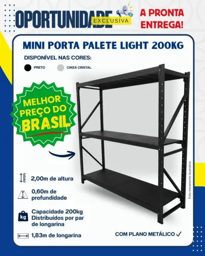 MINI PORTA PALETES LIGHT 200kg 