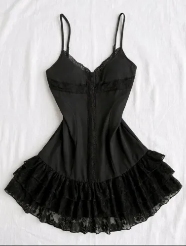 Vestido Gótico Preto P
