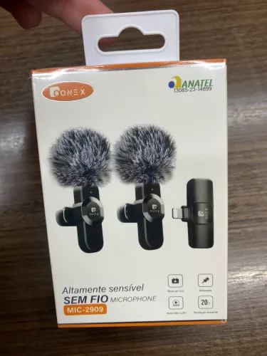 Kit 2 unidades Microfone de Lapela
