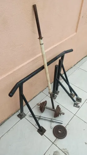 Barra e paralela equipamentos para treino
