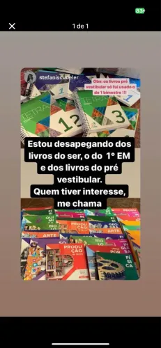 Livros pré vestibular poliedro