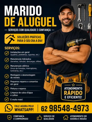 Instalador de tv, cortina, chuveiro e etc. Marido de aluguel 