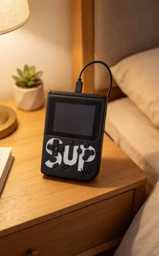 Mini Console Retrô SUP com 440 Jogos. Conexão para TV