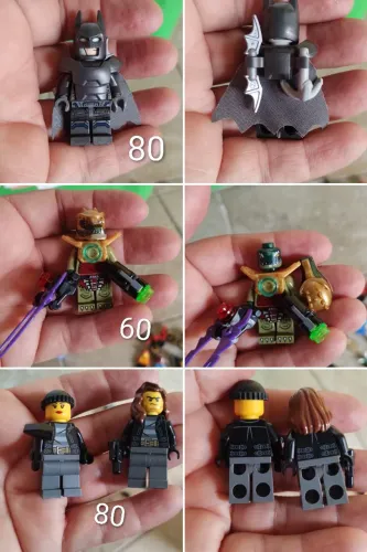 Miniaturas Lego LER A DESCRIÇÃO