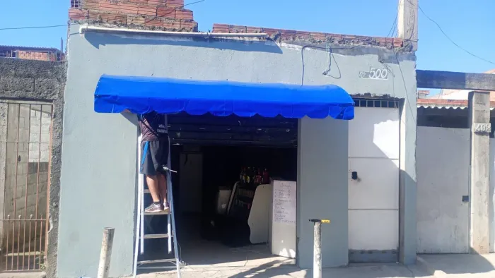 Toldo cobertura fixo