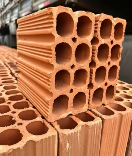 Blocos direto da cerâmica