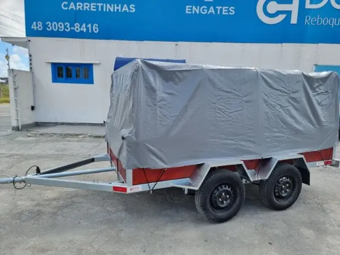 Carretinha 1 ano de garantia reboque trucado
