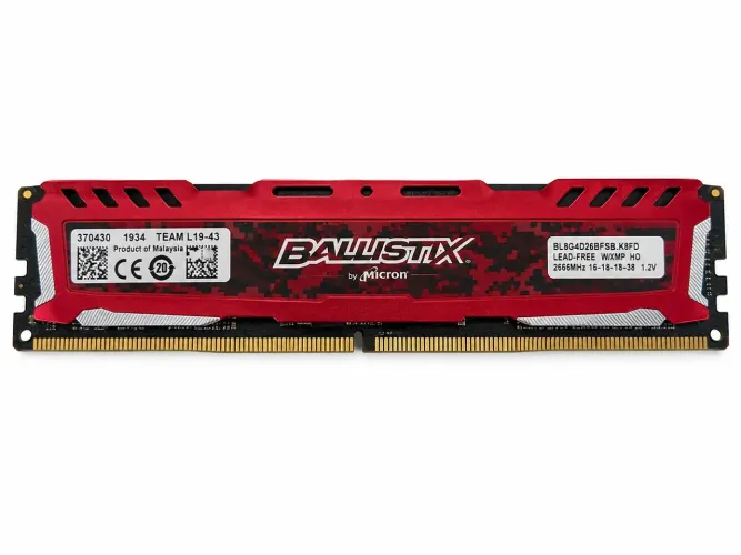 Memória RAM Ballistix 8GB DDR4 2666MHz