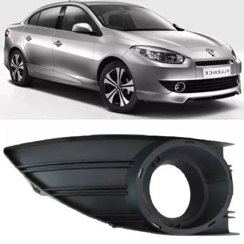 Grade Moldura Milha Preta Fluence 2010 2011 A 2014 Direito