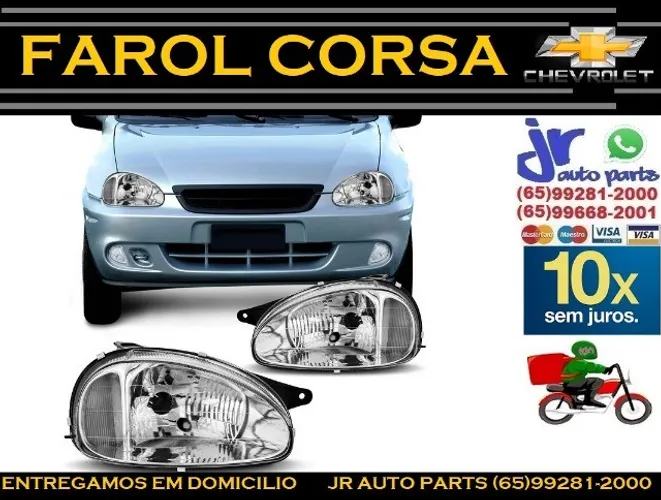Par Farol Corsa Classic 94 95 96 97 98 99 00 01 02 03 04 05 06 07 08 09 10 Sedan Hatch