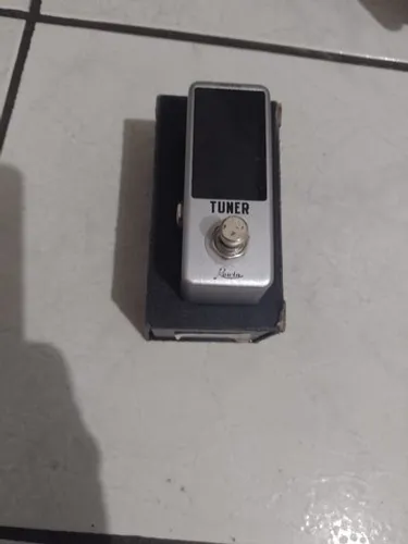 Pedal afinador rowin para guitarra violão baixo