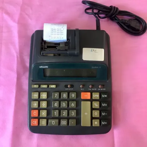 Calculadora Eletrônica Antiga Olivetti Summa13