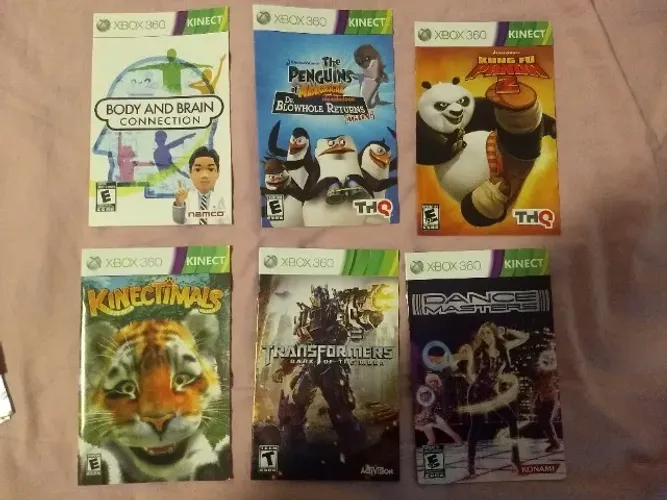 manuais de instrução original para jogos de xbox 360 - favor ler anúncio