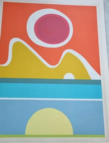 Coleção, gravura antiga artista Carvão, antiguidades