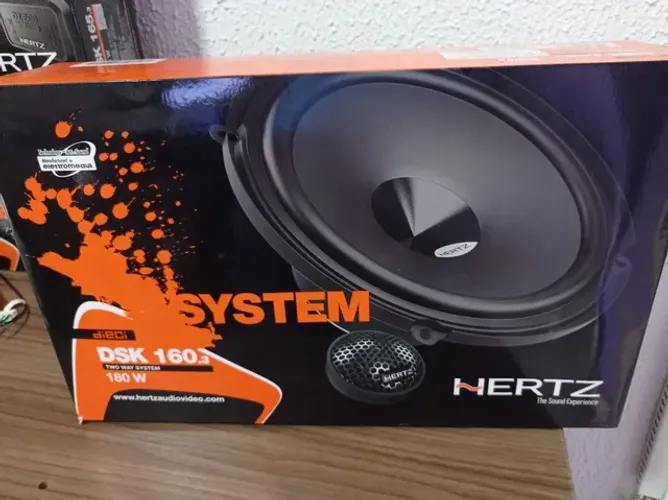 Kit 2 vias Hertz dierci DSK 160.3 italiano 180watts instalado