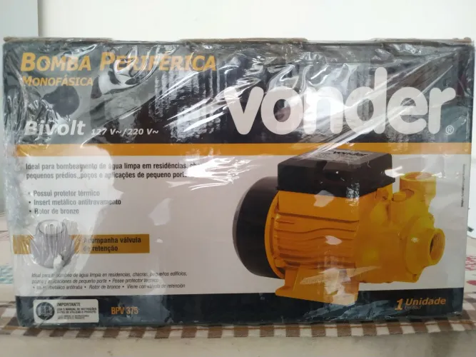 Bomba d'água Vonder 127 V