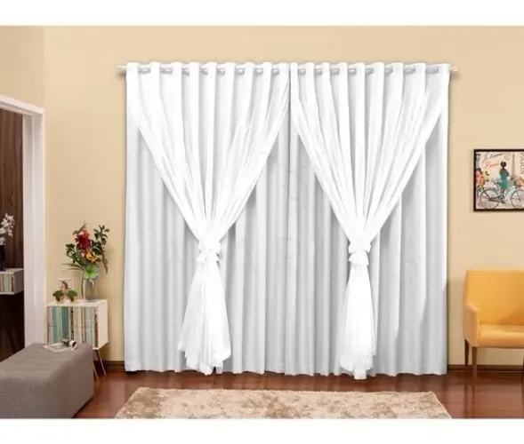 Cortina 100% blackaut anti claridade 