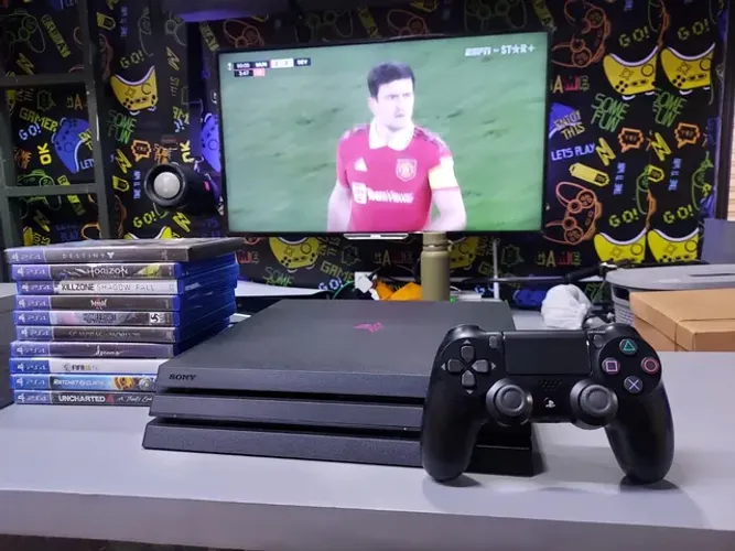 PlayStation Ps4 Pro 4k 1tb :: Ac Cartão / Trocas / OlxPay::