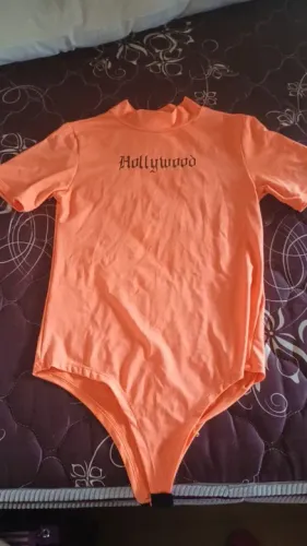 Body laranja novo tamanho 16