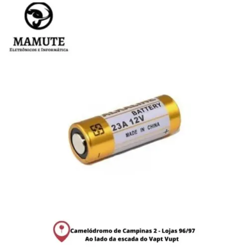 Bateria 12v Pilha Para Controle Remoto Portão Alarme 23A