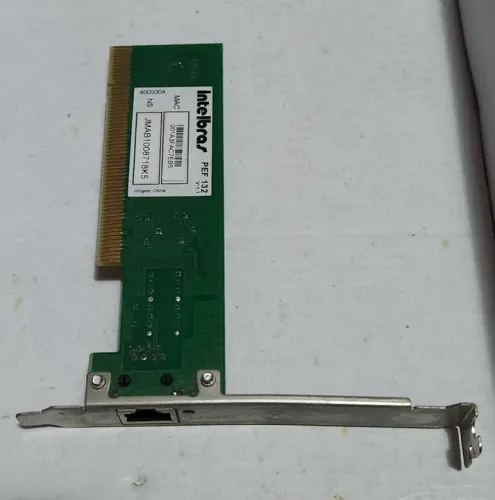 Placa de Rede 10/100 Intelbras Fast Ethernet 