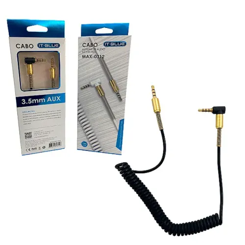 Cabo Auxiliar de Áudio AUX P2xP2 3,2mm - It-Blue em São Luís ma 