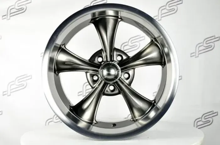 Jogo de Rodas Ridler 695 Grey Aro 18 / Talas 8 e 9,5 / furação 5x114,3