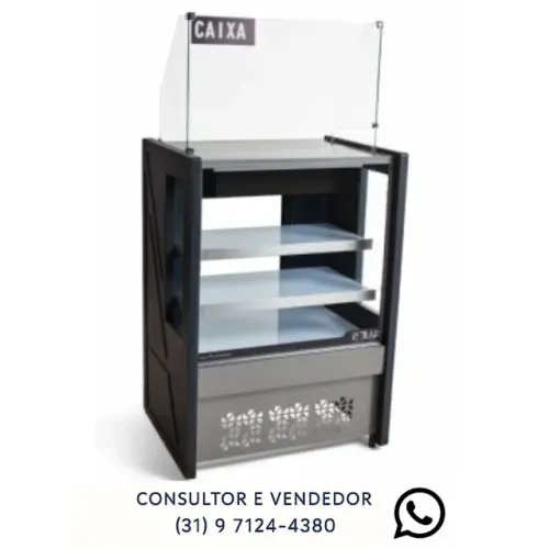 Balcão Caixa Com Gaveta 80CM Polar