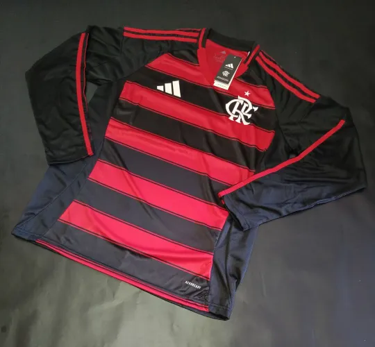 Camisa do Flamengo versão torcedor 25/26 manga longa