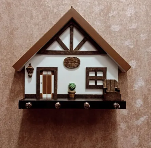 Porta Chaves Decorativo Casa - Design Charmoso