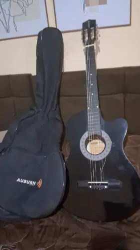 Violão Acústico Auburn Preto Completo