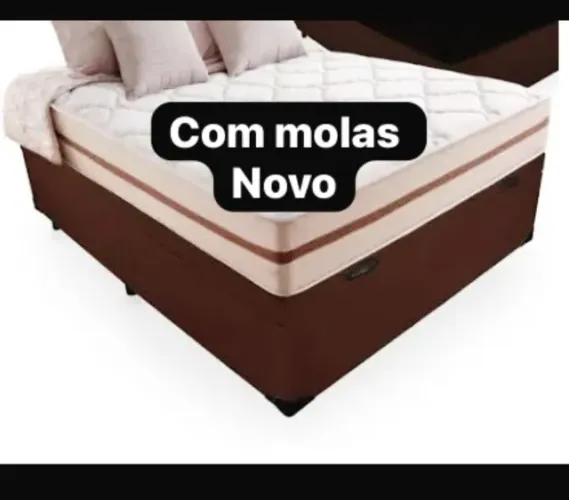 Cama box Queen novo