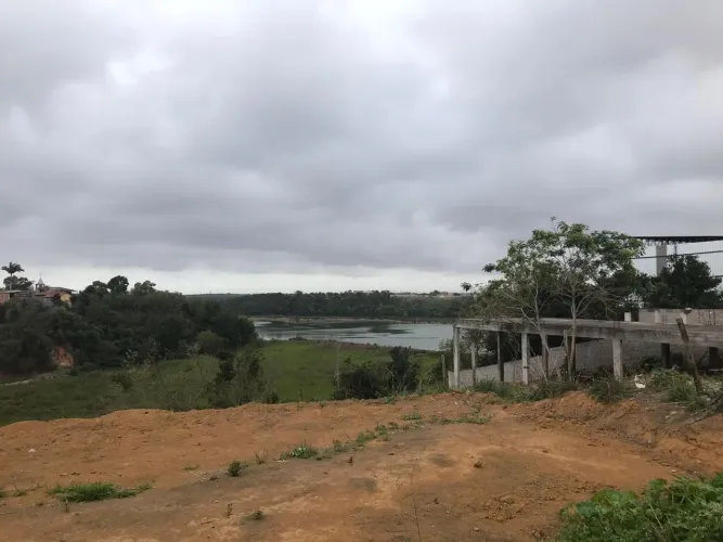 Lote murado vista pra lagoa escriturada