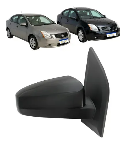 Retrovisor Eletrico Nissan Sentra 2008 A 2011 Novo Preto
