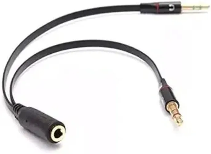 Cabo Adaptador P2 para Fone e Microfone