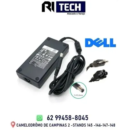 Fonte Carregador Dell Notebook Gamer Original 180w 9.23a 19v
