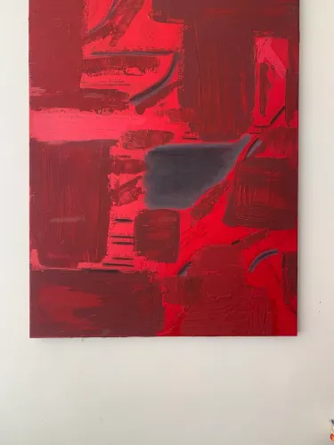 Tela poesia bruta 50X70 - certificado de autenticidade