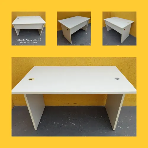 Mesa escritorio-branca 1.20x75cm