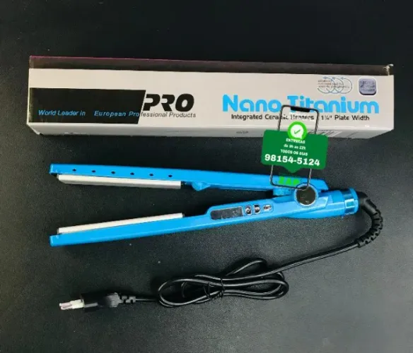 Chapinha Profissional Nano Titanium - Entrega das 9 as 22hrs