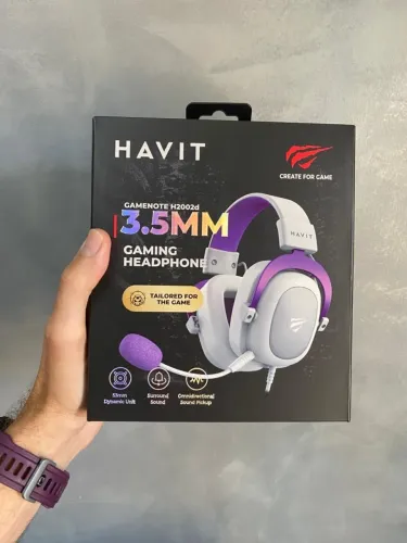 Headset Gamer Havit GAMENOTE H2002d 3.5mm
