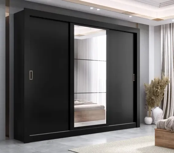Guarda-Roupa com 3 Portas de Correr Grande e Espaçoso com Espaço ELE/ELA Tucson - NOVO