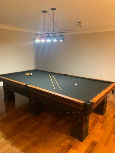 Mesa de Sinuca Profissional  BOLA DE OURO - Madeira 3,10 x 1,70