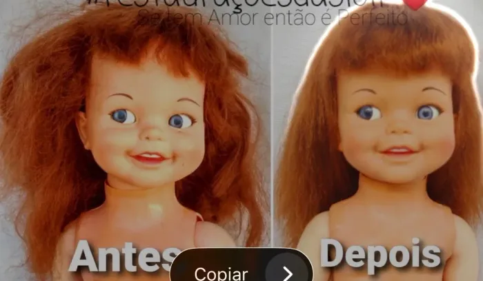 Boneca GuiGui Vintage Restaurada: Um Tesouro de Recordações!