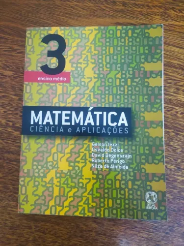 Livro Matemática Ciência E Aplicação Volume 3