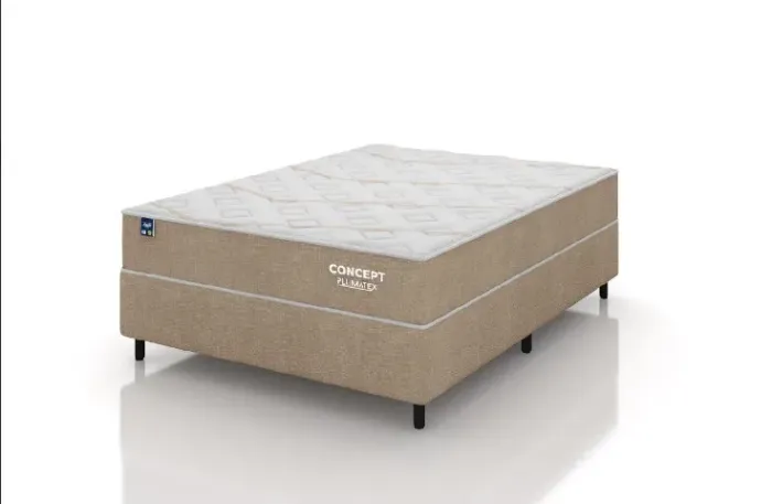 Cama Box Casal Molas Ensacadas Plumatex - Entrega Rápida! 