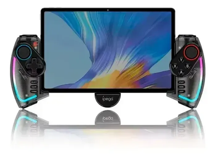 Lacrado Controle Joystick RGB Bluetooth Cor Preto Android/IOS Ipega Pg-9777s