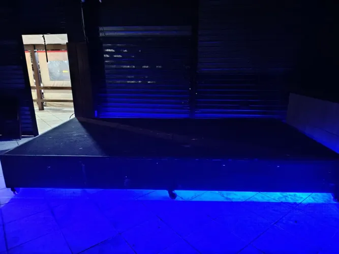 Palco com led 