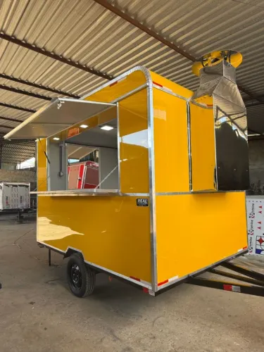 Trailer food truck loja móvel de fábrica a pronta a entrega