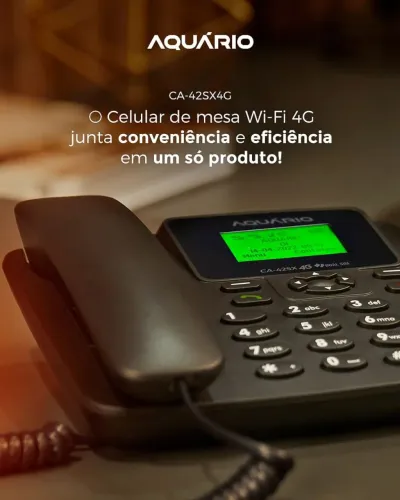 Celular de Mesa Wi-Fi 4g rural